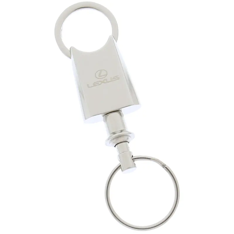 Lexus Thick Bottom Valet Keychain (Chrome) 1