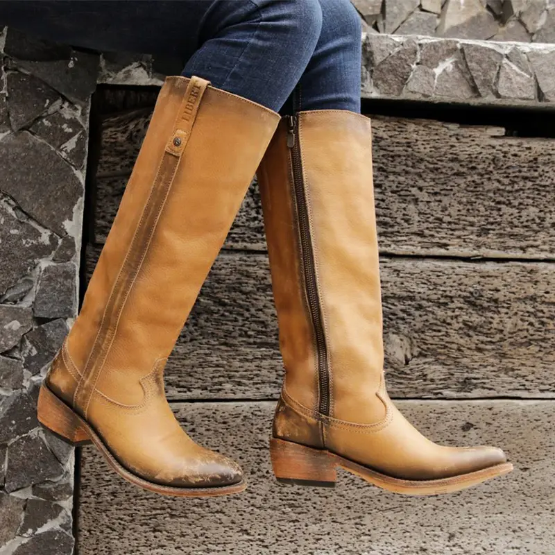 Liberty Black Boots Res. America Tan Tall Women's Boot 1