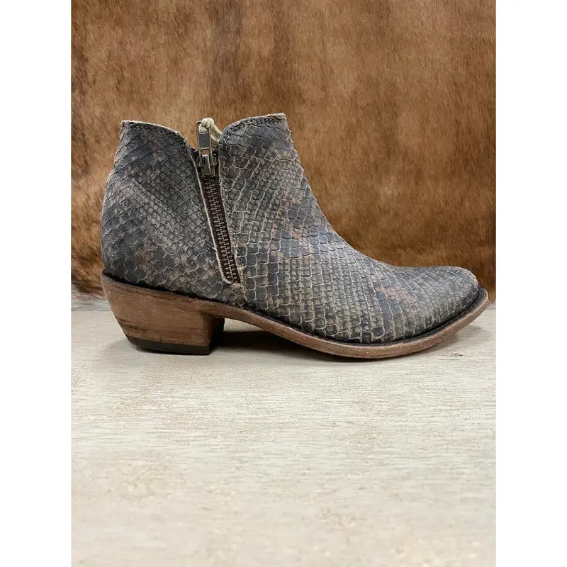 Liberty Black Inara Fileteado Verde Boot 1