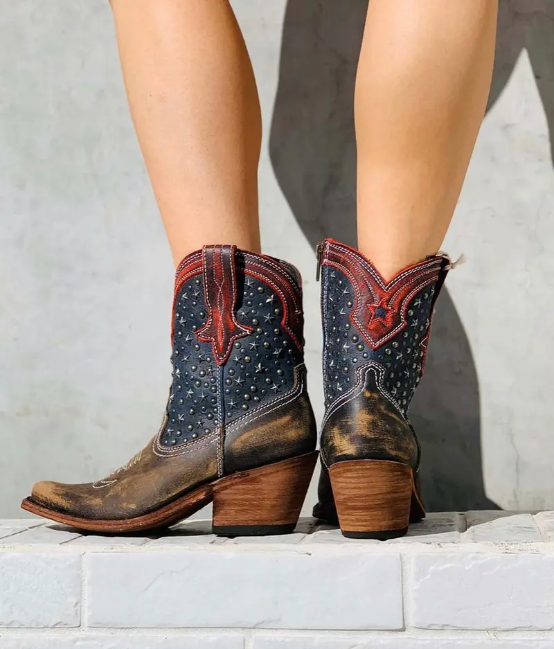 Liberty Black Jules Vintage Cannella Boot 1