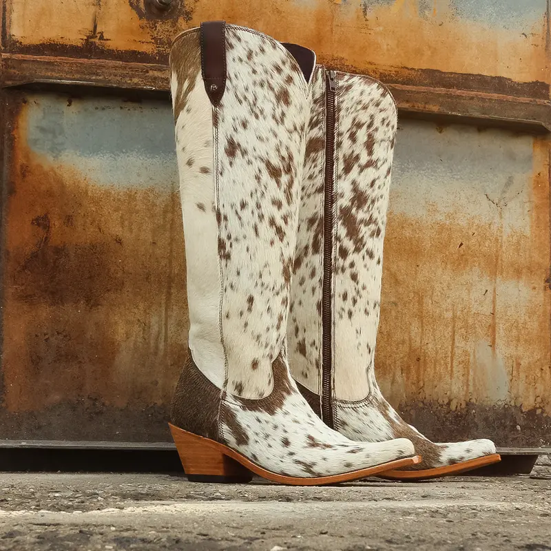 Liberty Black Kendra Brown Cowhide Boots 1