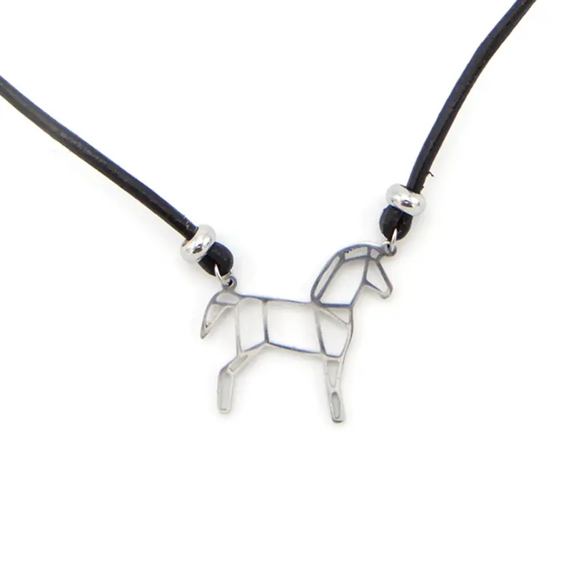 Lilo Collections Origami Horse Necklace 1