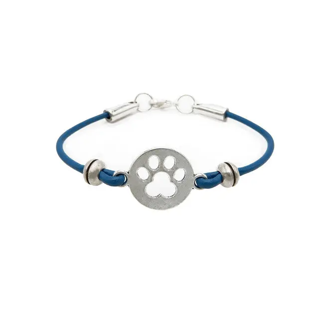 Lilo Collections Skinny Paw Cutout Disc Bracelet 1