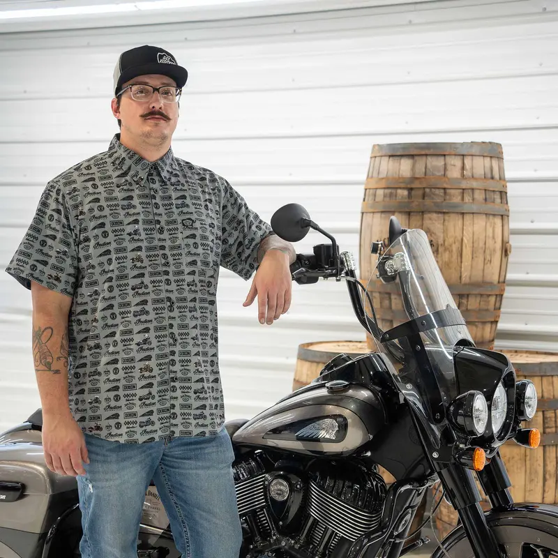 Limited Edition Jack Daniel's X Indian Motorcycle X Klock Werks - Dixxon Party Shirt 5