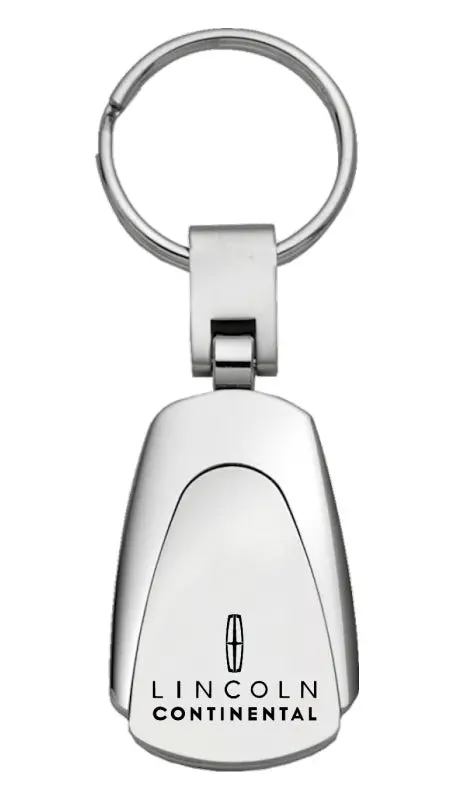 Lincoln Continental Tear Drop Key Ring (Silver) 1