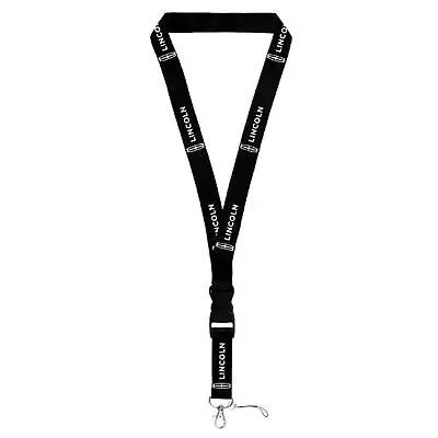 Lincoln Lanyard (White On Black) 1