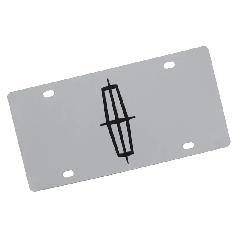 Lincoln Logo License Plate (Chrome) 1