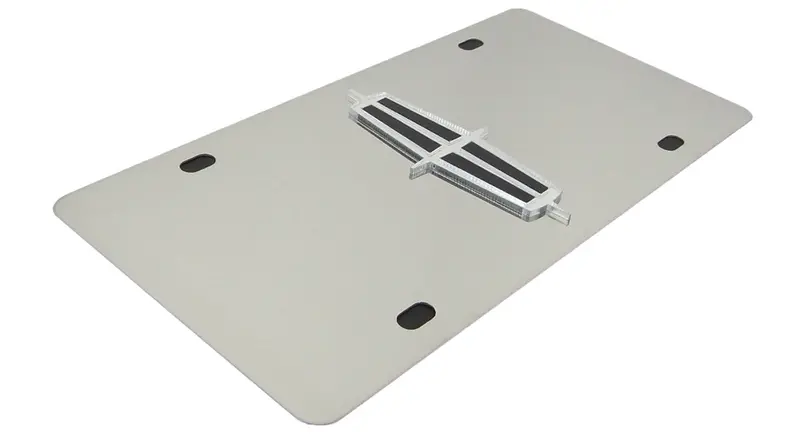 Lincoln Logo License Plate (Chrome) 2