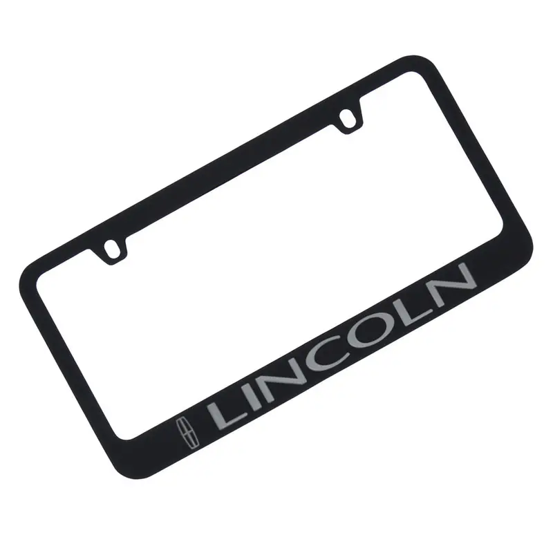 Lincoln Logo License Plate Frame (Black) 1