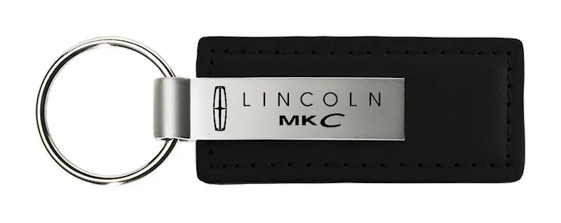 Lincoln Mkc Leather Keychain (Black) 1