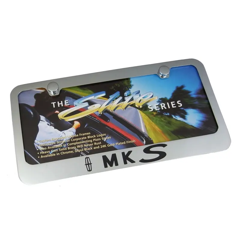 Lincoln Mks License Plate Frame (Chrome) 1