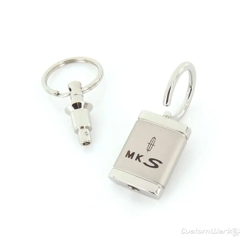 Lincoln Mks Satin Valet Keychain (Chrome) 2