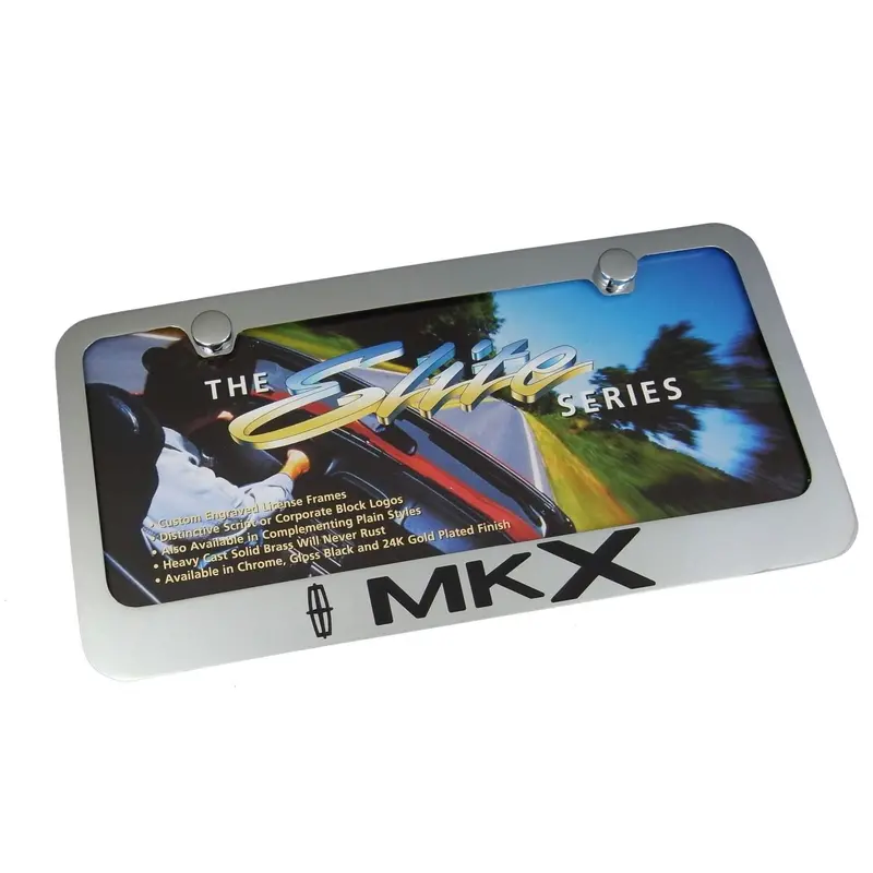 Lincoln Mkx License Plate Frame (Chrome) 1