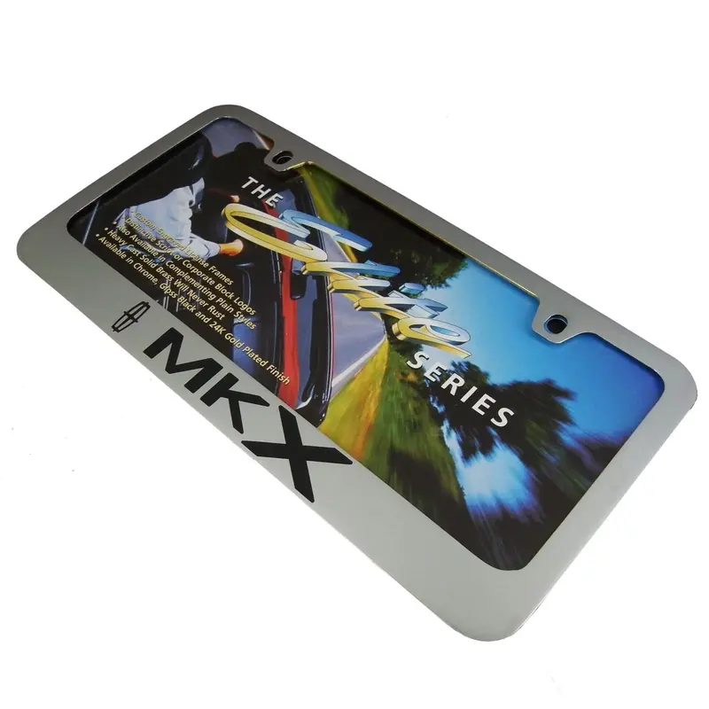 Lincoln Mkx License Plate Frame (Chrome) 2