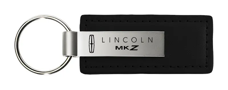Lincoln Mkz Leather Keychain (Black) 1