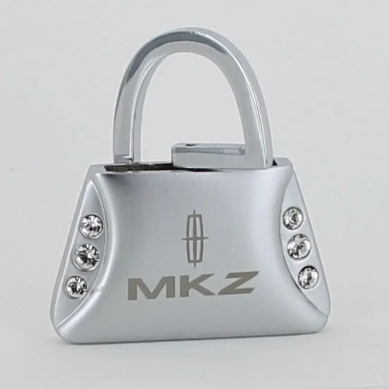 Lincoln Mkz Purse Shape Keychain (Chrome) 2