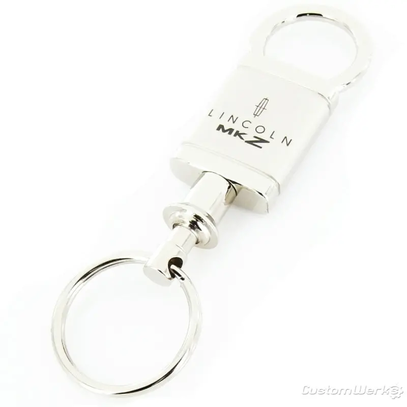 Lincoln Mkz Satin Valet Keychain (Chrome) 1