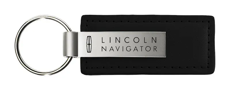 Lincoln Navigator Leather Keychain (Black) 1