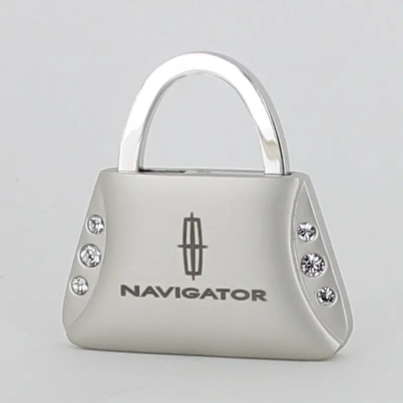 Lincoln Navigator Purse Shape Keychain (Chrome) 1