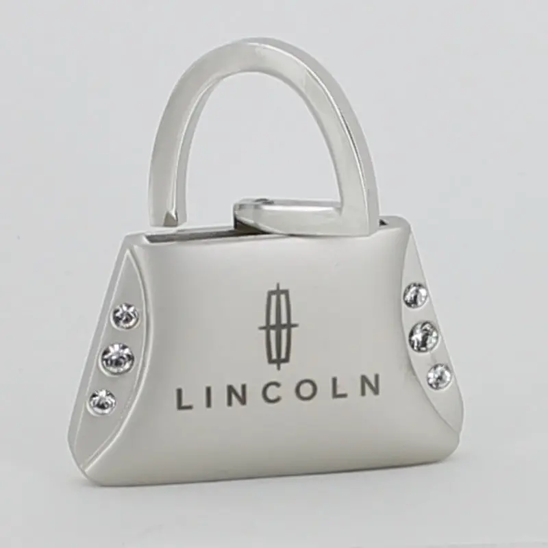 Lincoln Purse Shape Keychain (Chrome) 2