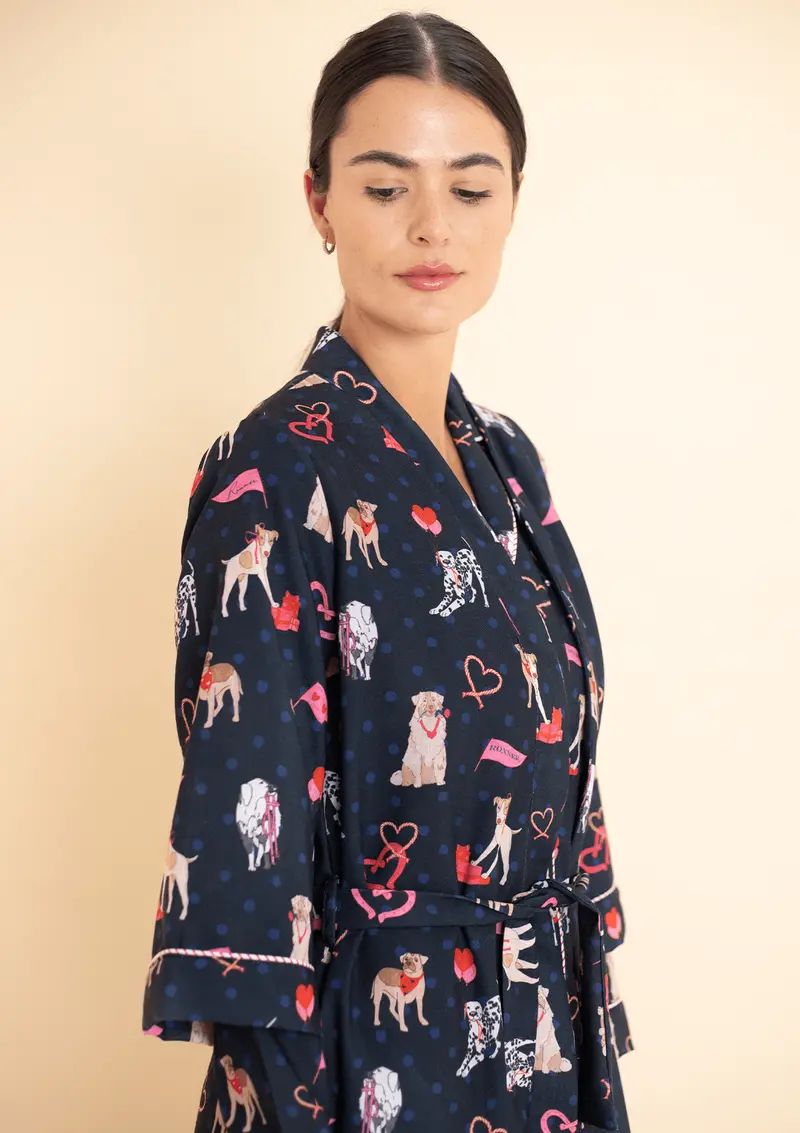 Loyal Luck Robe | Midnight Blue 2