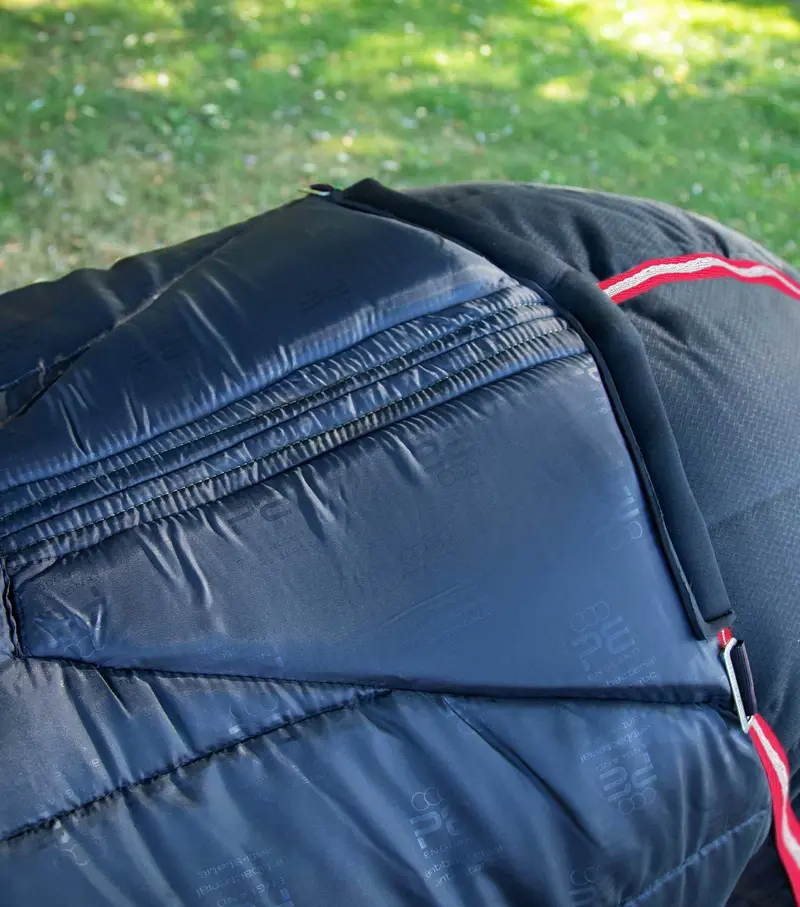 Lucanta 200G Stable Rug With Neck Cover Black 3