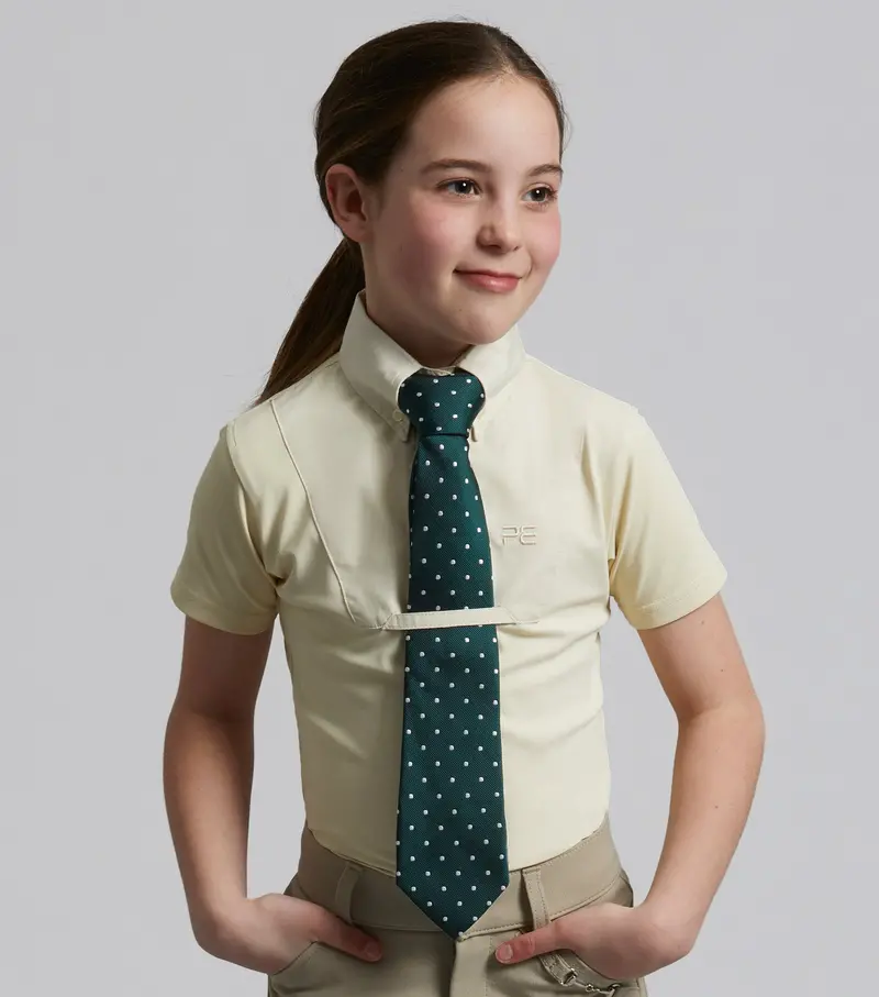 Luciana Girls Short Sleeve Show Shirt Vanilla 1