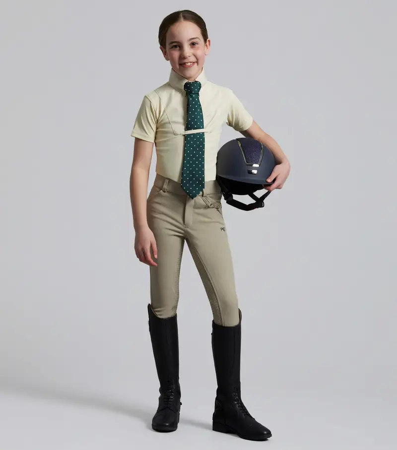 Luciana Girls Short Sleeve Show Shirt Vanilla 2