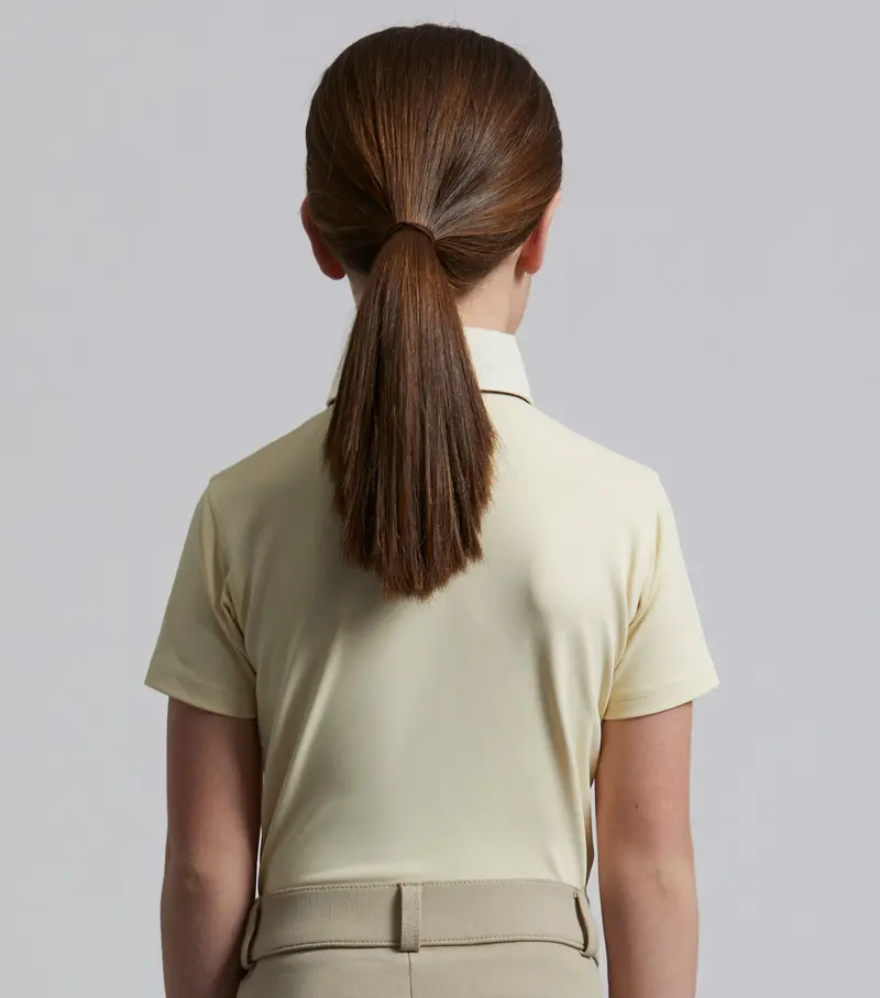 Luciana Girls Short Sleeve Show Shirt Vanilla 3