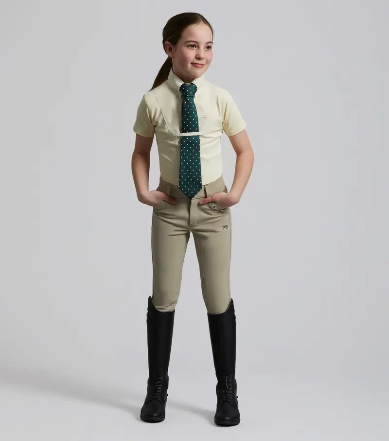 Luciana Girls Short Sleeve Show Shirt Vanilla 6