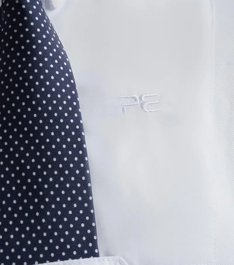 Luciana Ladies Short Sleeve Tie Shirt White 5