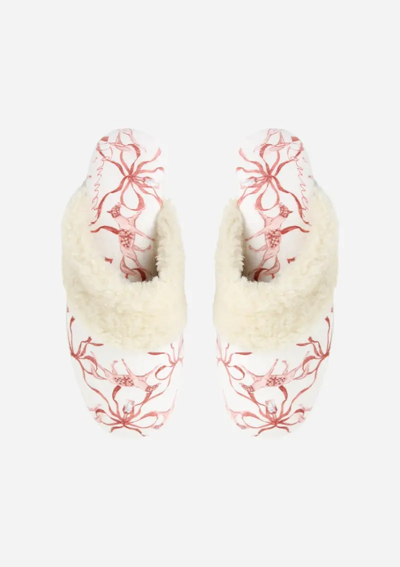 Lucky Ribbon Slippers 1