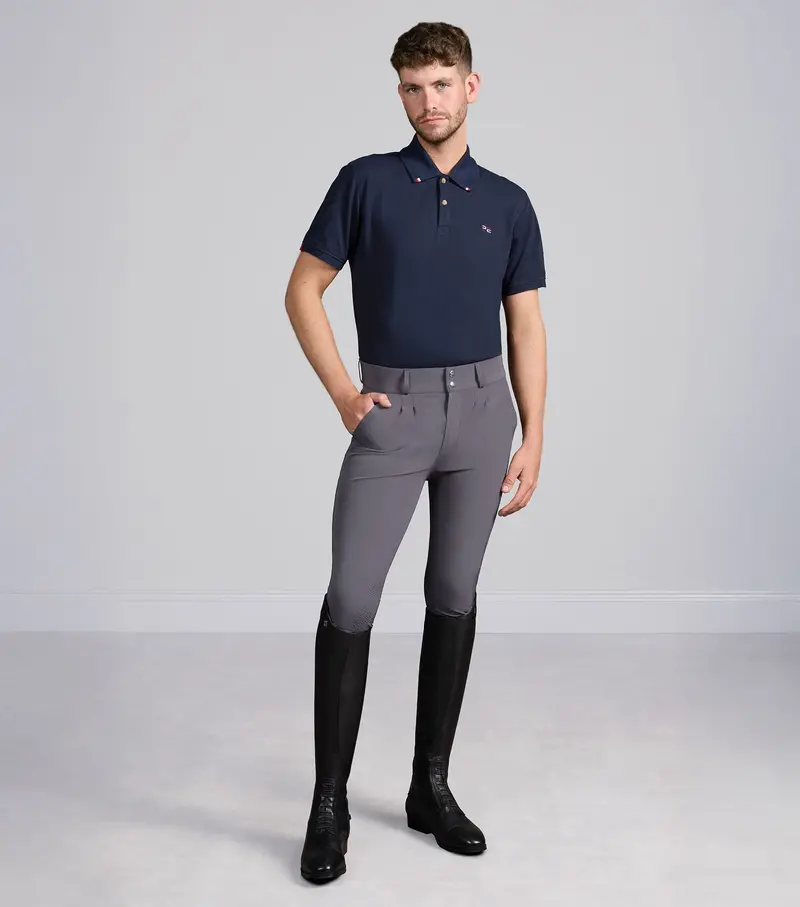 Ludis Men's Gel Knee Riding Breeches Anthracite 1