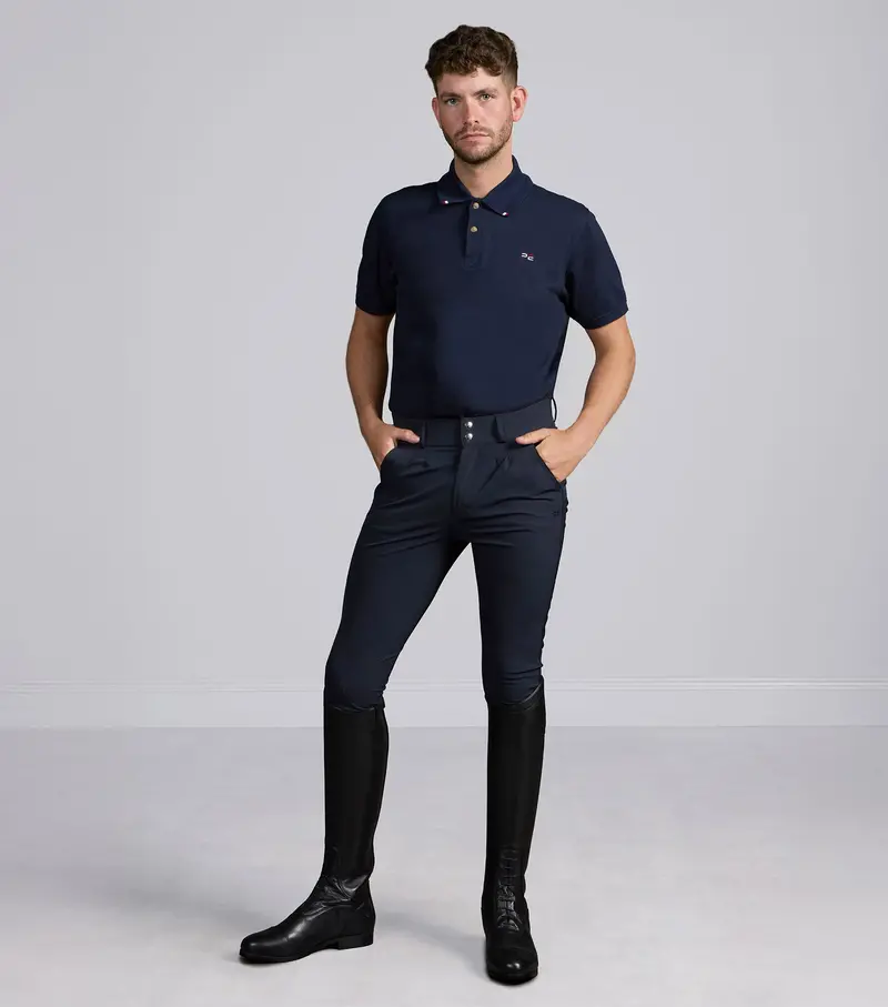 Ludis Men's Gel Knee Riding Breeches Navy 1