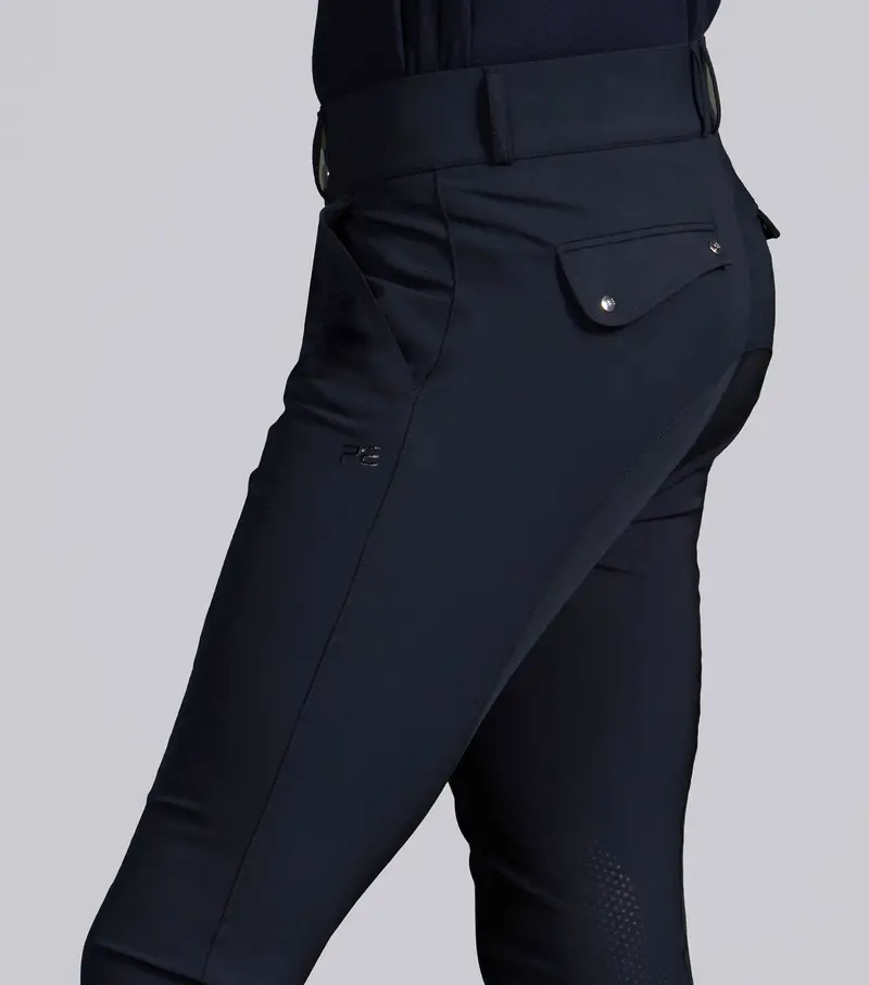 Ludis Men's Gel Knee Riding Breeches Navy 4