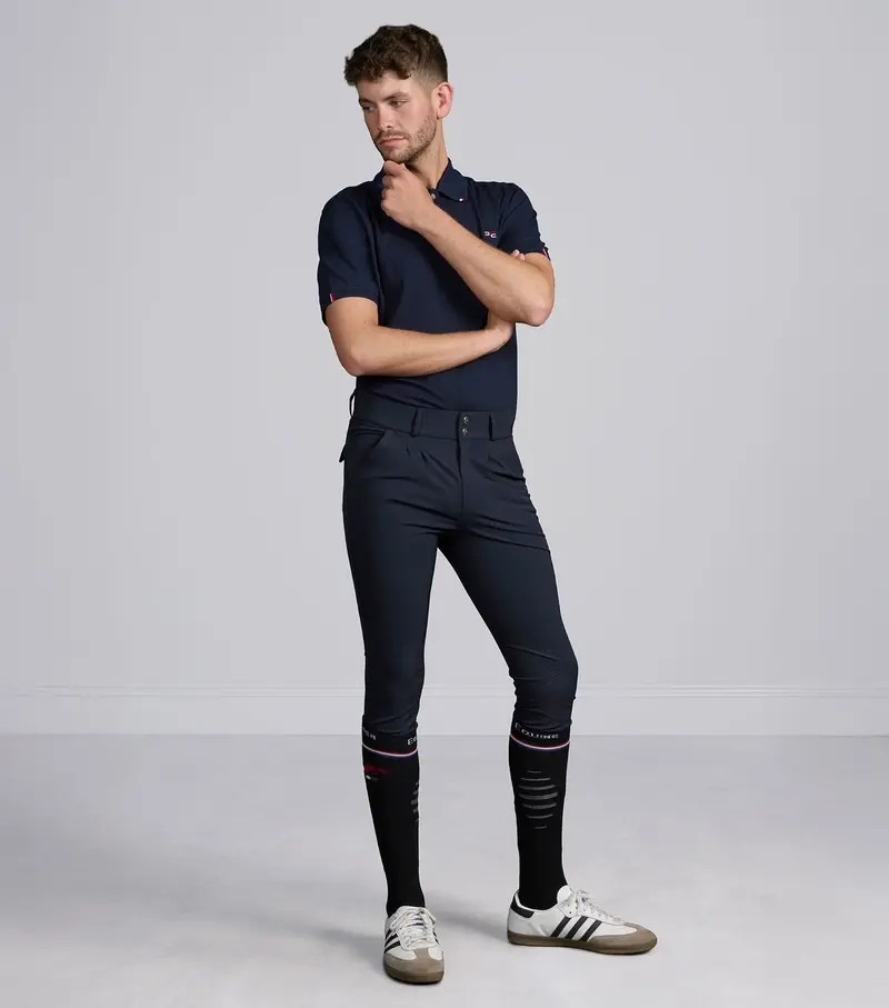 Ludis Men's Gel Knee Riding Breeches Navy 6
