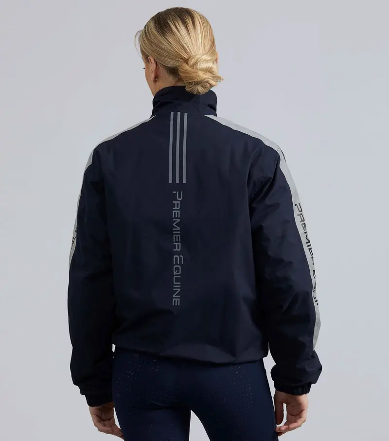 Lumen Reflective Unisex Riding Jacket Navy 3