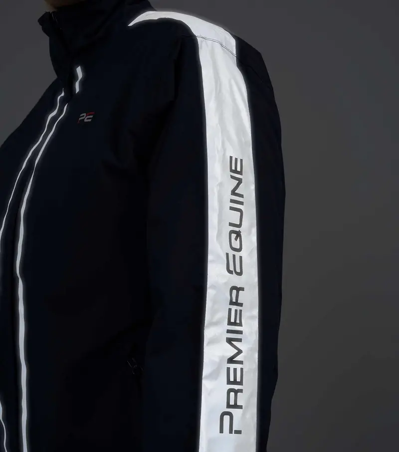 Lumen Reflective Unisex Riding Jacket Navy 5