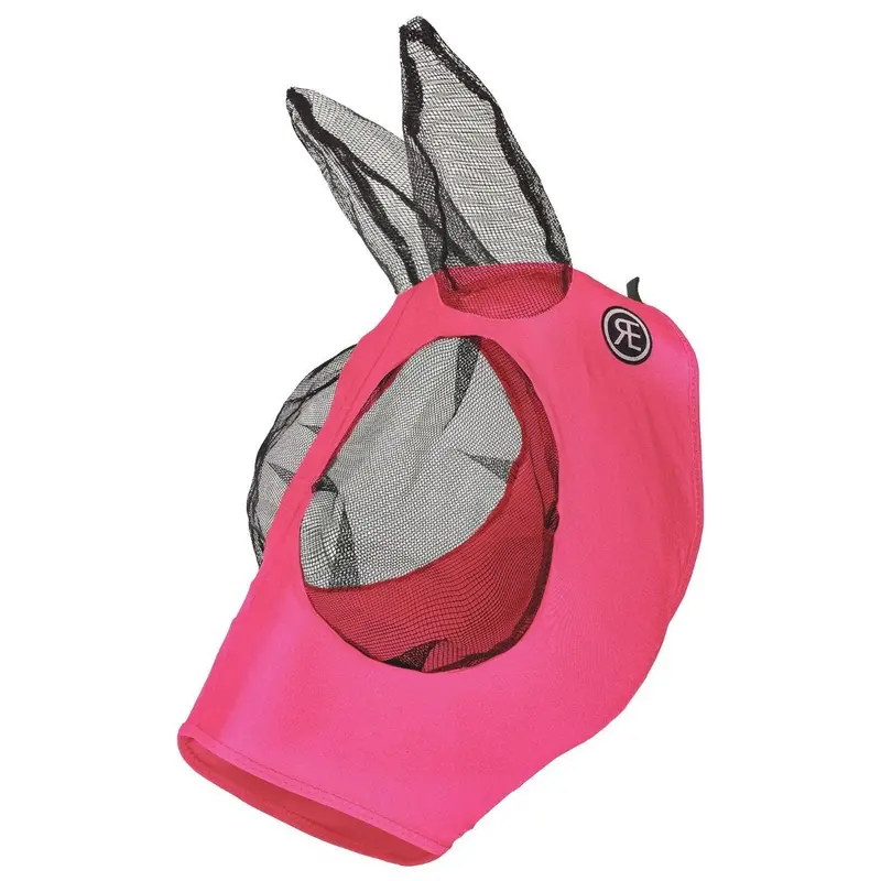 Lycra Fly Mask With Ears-Pink 2
