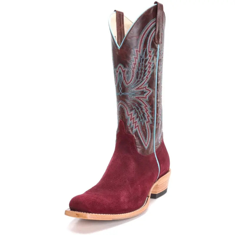 Macie Bean Burgundy Suede Boot 1