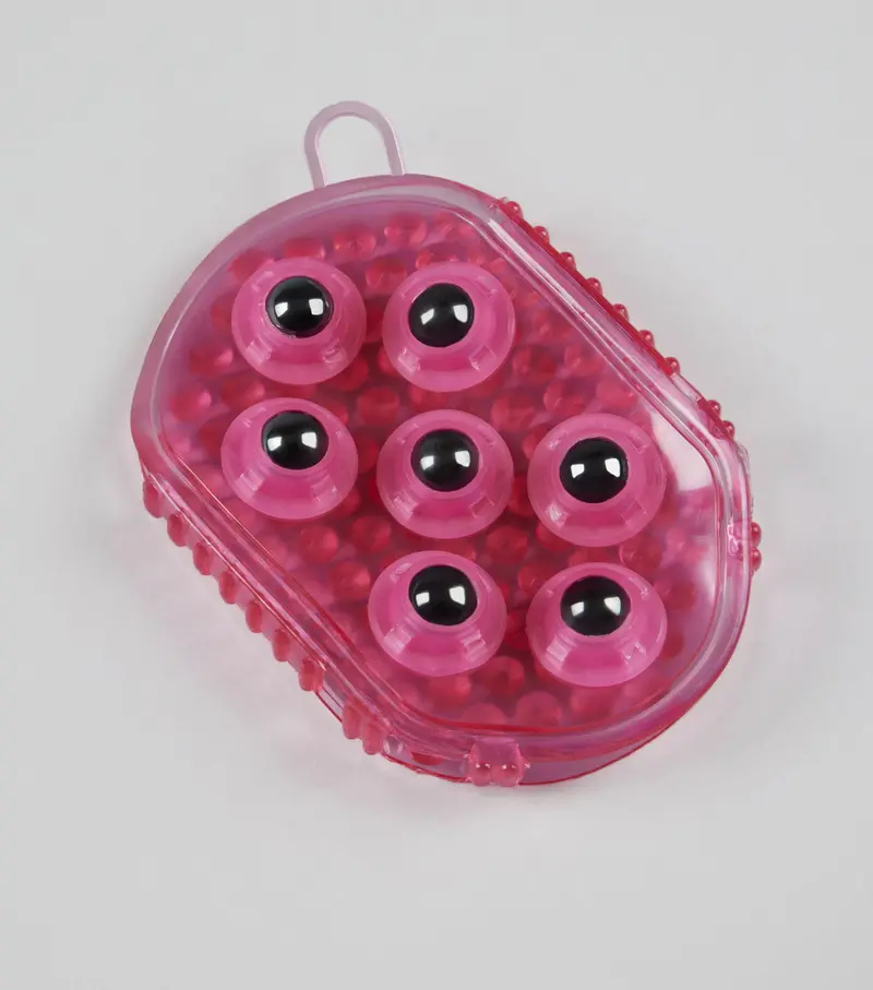 Magnetic Horse Massage Mitt Fuchsia 1