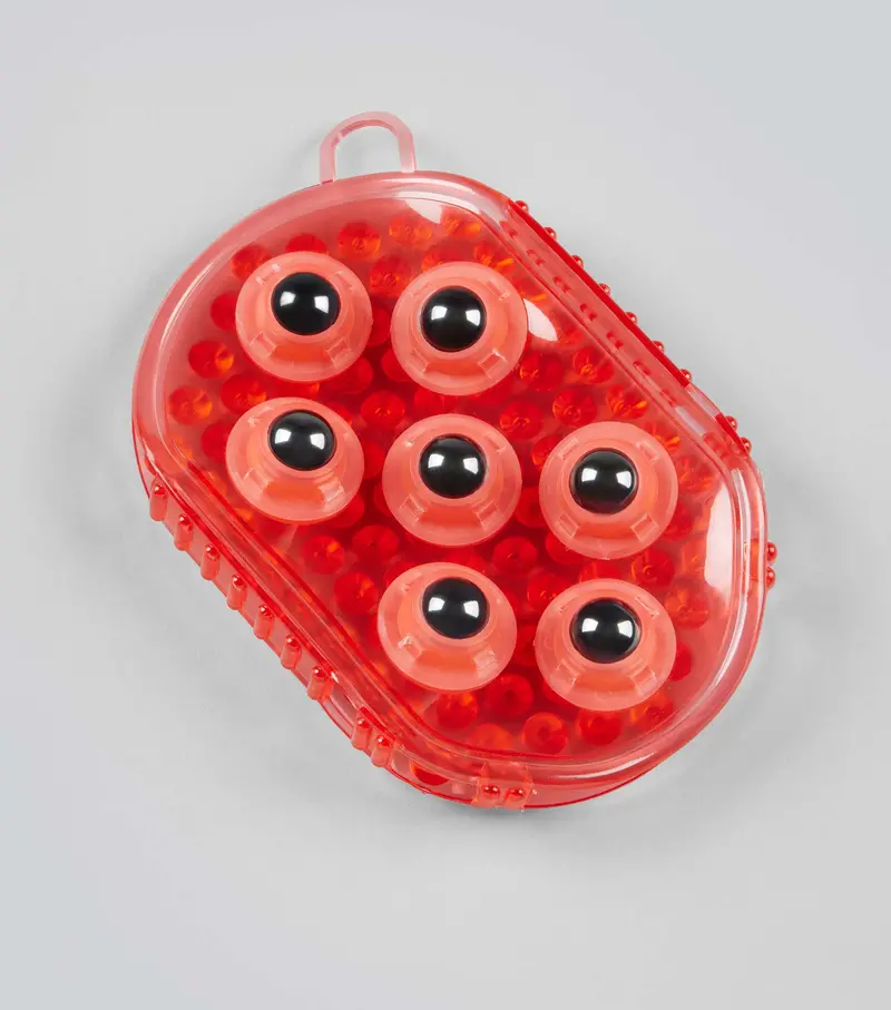 Magnetic Horse Massage Mitt Red 1