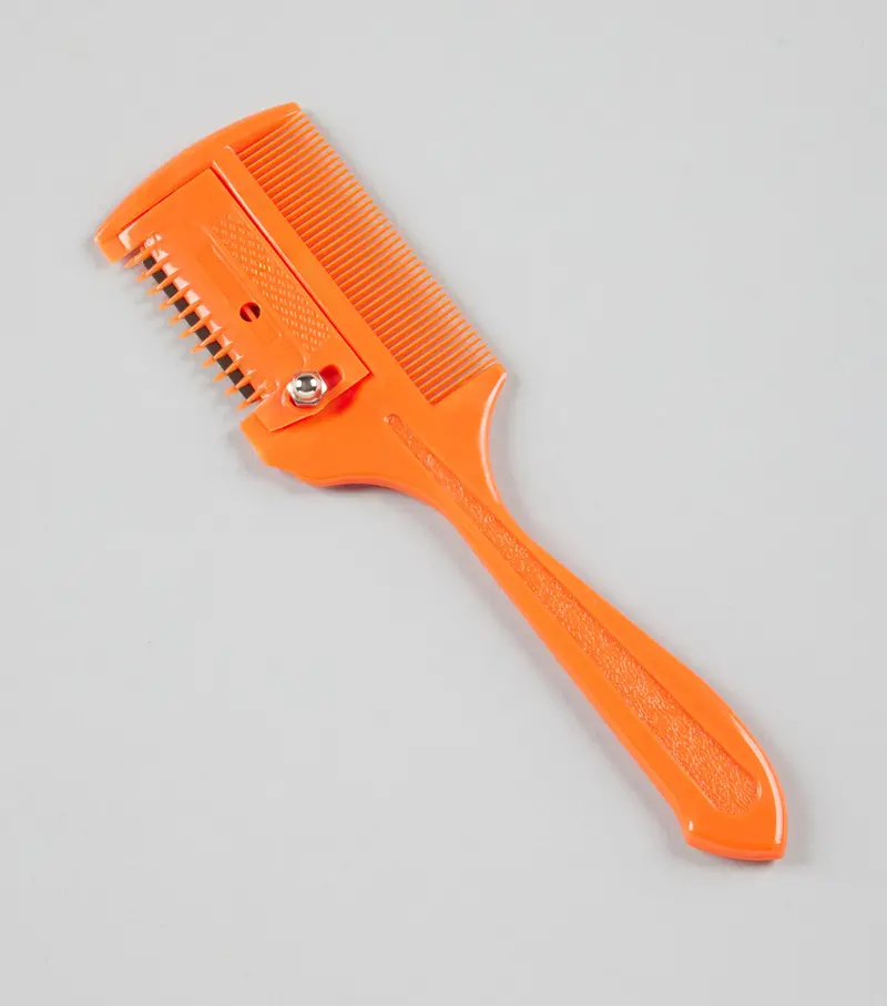 Mane Thinning Comb Orange 1
