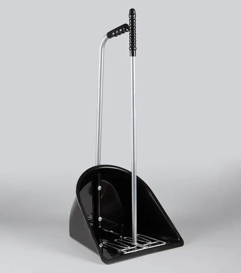Manure Scoop & Rake Black 1