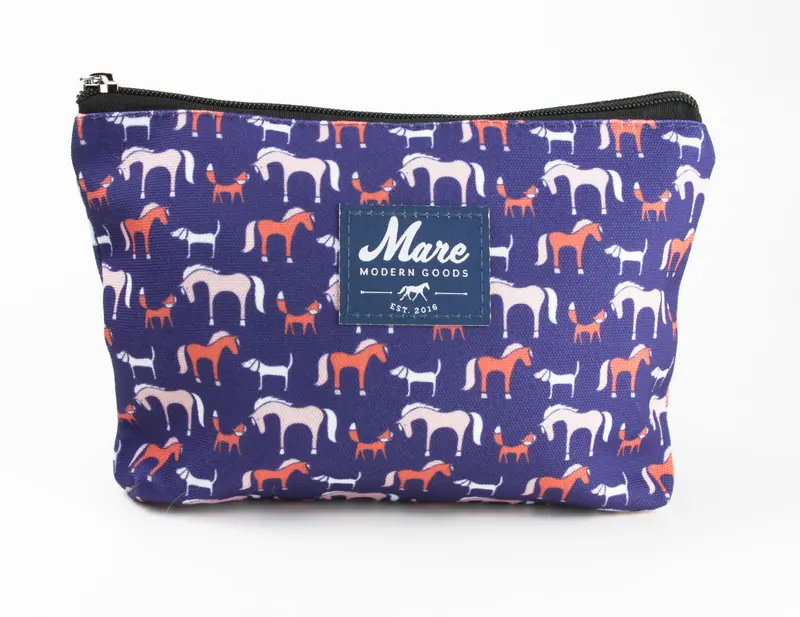 Mare Modern Goods - Foxy Print Zipper Pouch 1