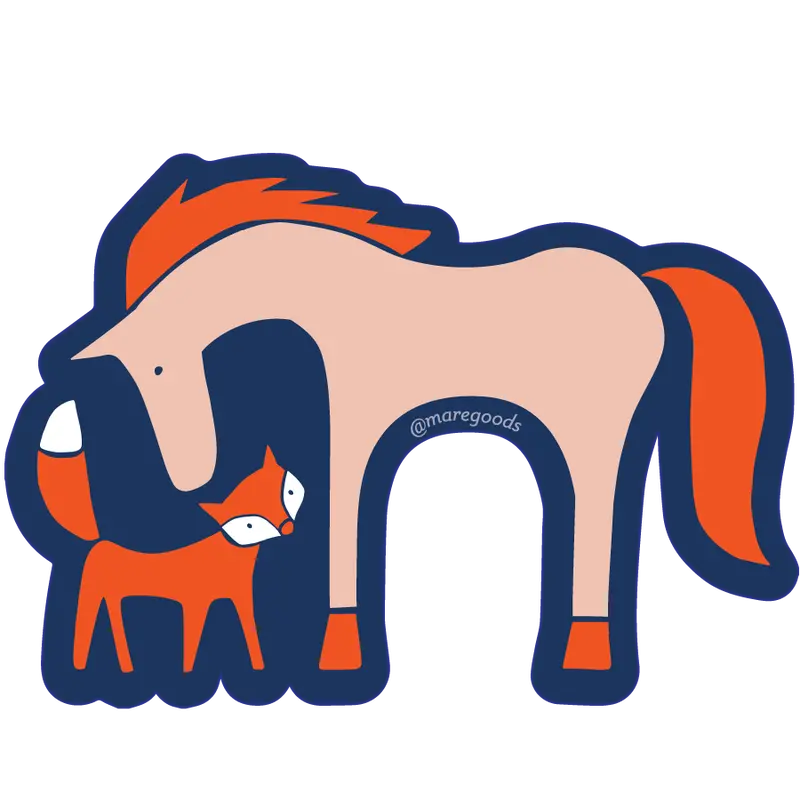 Mare Modern Goods - Foxy Sticker 1
