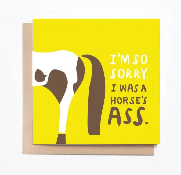 Mare Modern Goods I'm Sorry Card 1