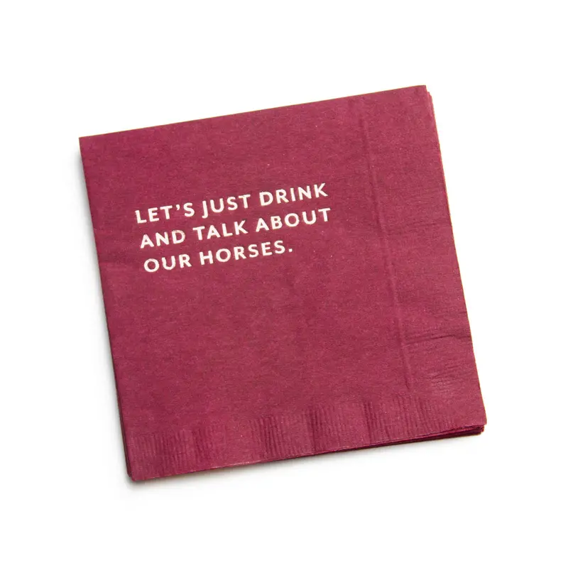 Mare Modern Goods Let's Just Drink Cocktail Napkins 1