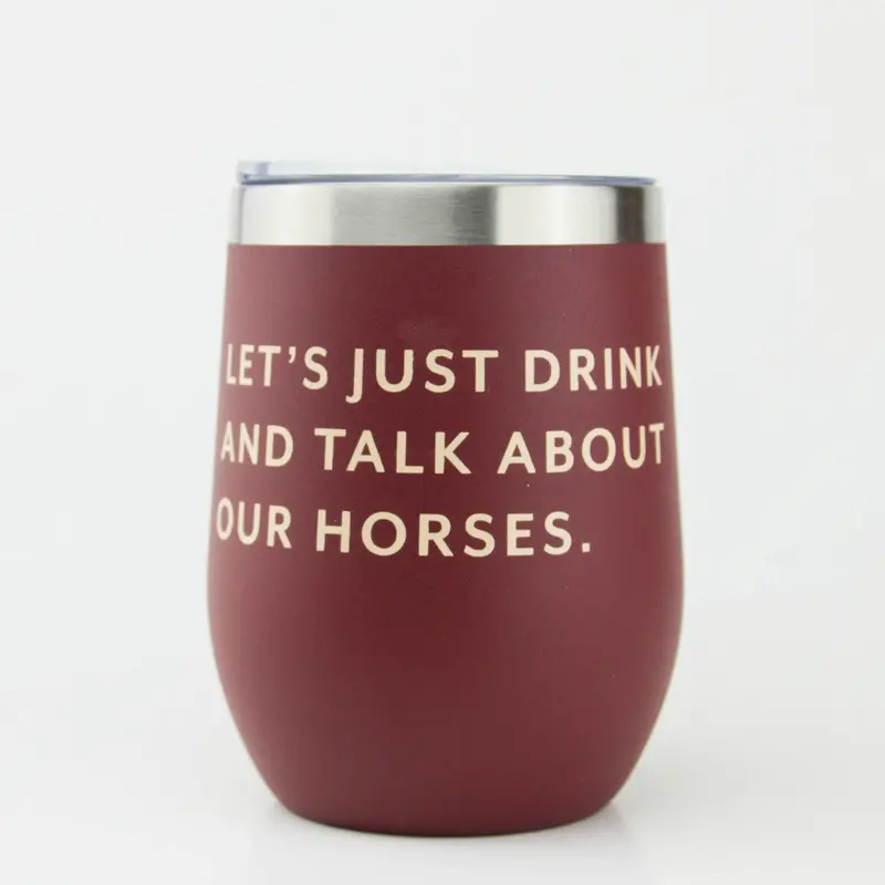 Mare Modern Goods Wine Tumbler: Drink & Talk 1