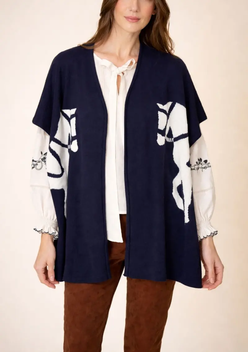 Marina Poncho | Classic Knit 1
